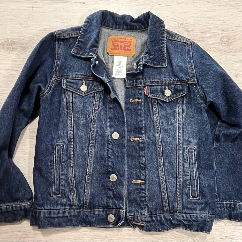 Levi's Dark Blue Denim Jacket for Women